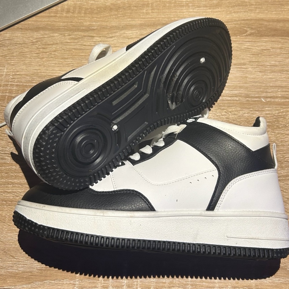 Charlotte Russe Black and White Athletic Shoes